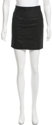 Burberry Virgin Wool Mini Skirt
