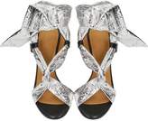 Thumbnail for your product : IRO Silver Leather Sandals