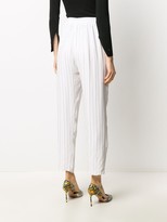 Thumbnail for your product : Christian Pellizzari Beaded Tapered Trousers