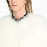 Thumbnail for your product : Yves Salomon Black cropped feathers fur