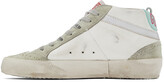 Thumbnail for your product : Golden Goose SSENSE Exclusive White & Gray Mid Star Classic Sneakers