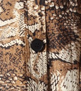 Thumbnail for your product : Ganni Printed cotton-poplin dress