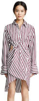Thumbnail for your product : Marques Almeida Draped Cutout Shirt Dress