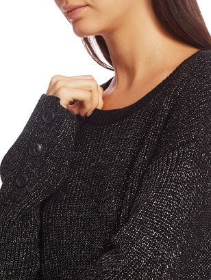 Rag & Bone Jubilee Metallic Merino Wool-Blend Sweater