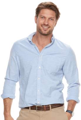 Sonoma Goods For Life Big & Tall SONOMA Goods for Life Flexwear Slim-Fit Oxford Stretch Button-Down Shirt