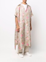 Thumbnail for your product : Pierre Louis Mascia Aloe rose-print silk top