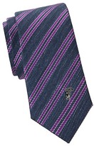 Thumbnail for your product : Versace Jacquard Stripe Silk Tie