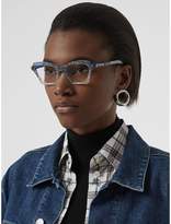 Thumbnail for your product : Burberry Glitter Detail Butterfly Optical Frames