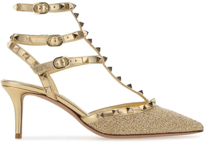 heks kommentar pyramide Valentino Gold Shoes | Shop the world's largest collection of fashion |  ShopStyle