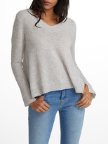 Thumbnail for your product : White + Warren Cashmere Swing V Neck