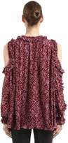 Thumbnail for your product : Magda Butrym Floral Print Silk Jacquard Shirt