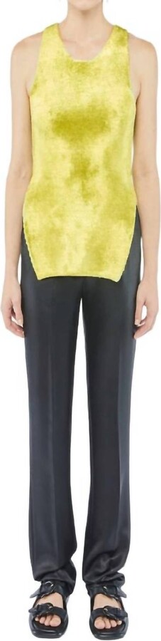 Nanushka Veva Top In Lime