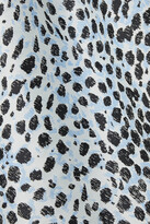 Thumbnail for your product : Ganni + Net Sustain Recycled Leopard-jacquard Dress - Ivory