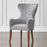 Thumbnail for your product : Crate & Barrel Galloway Paisley Wingback Dining Chair