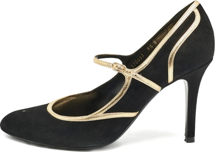 Polo Ralph Lauren 95mm Two-Tone Design Heeled Pumps