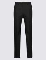 Thumbnail for your product : M&S Collection Tailored Fit Pure Wool Flat Front Trousers