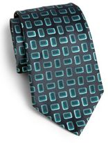 Thumbnail for your product : Armani Collezioni Geometric Cube Print Tie