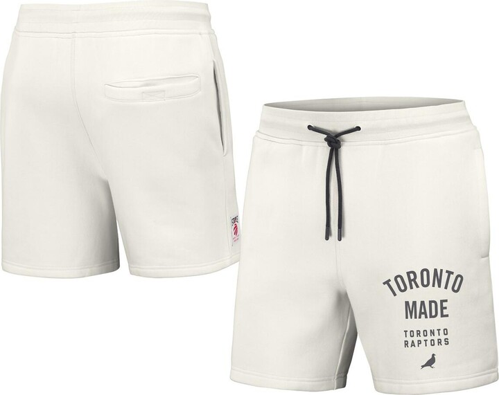 Men's Nba x Staple Cream Toronto Raptors Heavyweight Fleece Shorts