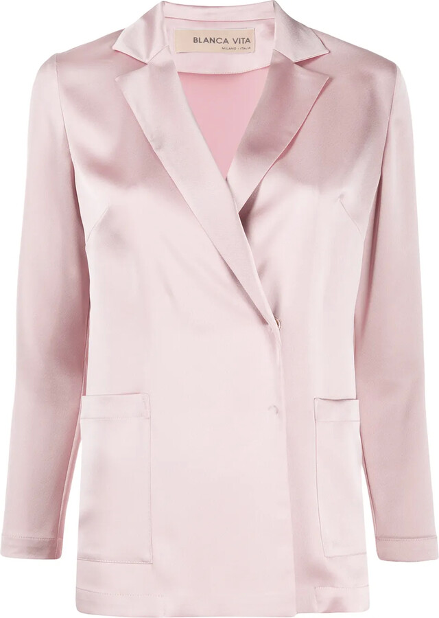 Blanca Vita Gilda satin blazer