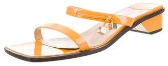 Louis Vuitton Patent Leather Slide Sandals