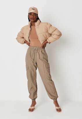 missguided khaki cargo pants