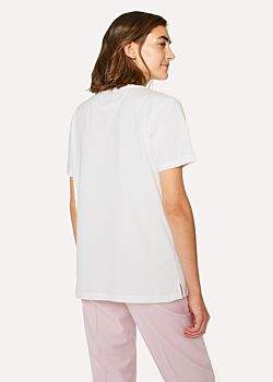 Women's White 'Dreamer' Print T-Shirt