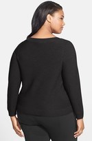 Thumbnail for your product : Eileen Fisher Bateau Neck Merino Boxy Sweater (Plus Size)