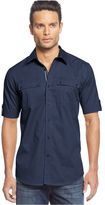Thumbnail for your product : Sean John Big & Tall Short Sleeve Twill Shirt