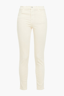 J Brand Tie-dyed High-rise Skinny Jeans