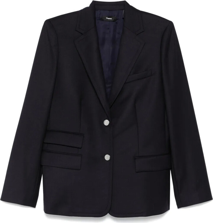 Theory Flannel Blazer