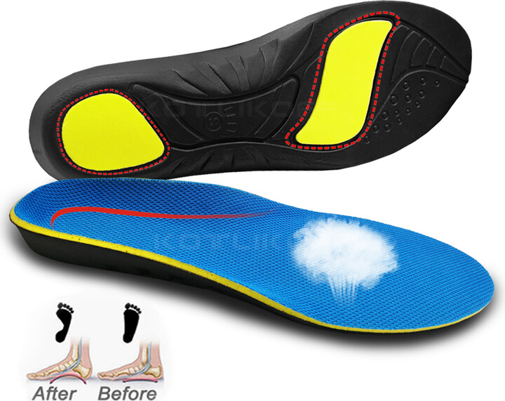 KOTLIKOFF EVA Orthopedic Shoes Insoles For Men Woman Flat Feet Arch Support Inserts Relieve Heel Pain Plantar Fasciitis Pronation Orthotic
