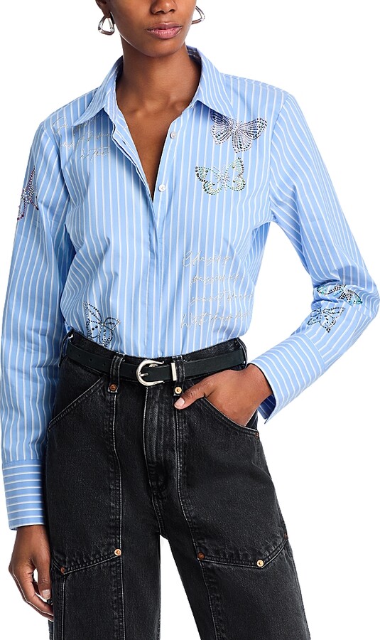 Cinq à Sept Lisa Embellished Shirt