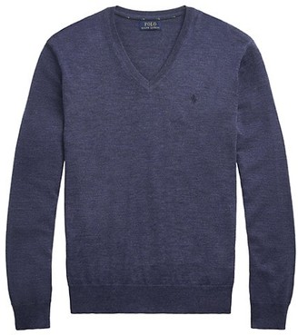 Polo Ralph Lauren Merino Wool V-Neck Sweater - ShopStyle