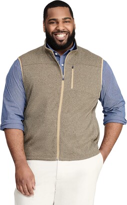 Izod Men's Big & Tall Big Advantage Performance Full Zip Sweater Fleece Vest