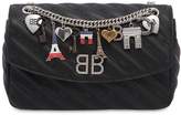 Balenciaga Medium Chain Leather Bag W/ Charms