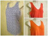Thumbnail for your product : Merona NWT Tank Top Shirts~Blue & White/Orange/R ed~Size XS