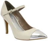 Thumbnail for your product : Tahari Sabina Leather Pointed Toe Mary Jane Pumps