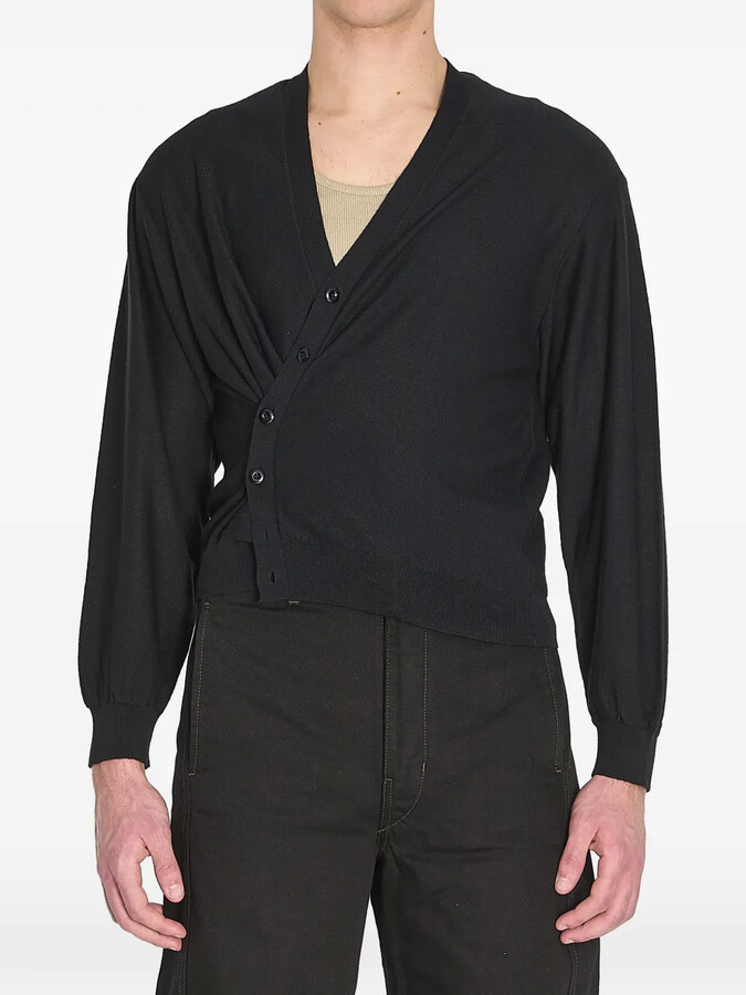 Lemaire twisted V-neck cardigan