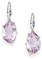 Thumbnail for your product : Cool Heather Marquis Amethyst, Sapphire, Diamond & Sterling Silver Drop Earrings