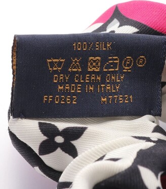 Louis Vuitton 2002 pre-owned Monogram silk scrunchie - ShopStyle