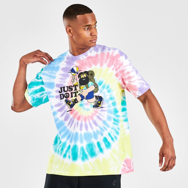 Nike Men's Peace, Love, Basketball Tie-Dye T-Shirt - ShopStyle