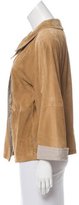 Thumbnail for your product : Brunello Cucinelli Suede Leather Jacket