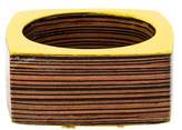 Thumbnail for your product : DSQUARED2 Lacquered Wood Square Bangle