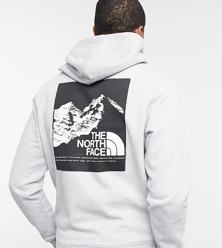 The North Face Back print Graphic hoodie in gray Exclusive to ASOS -  ShopStyle