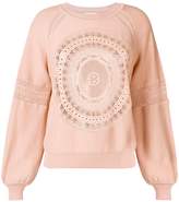 Chloé lace bell sleeve sweater