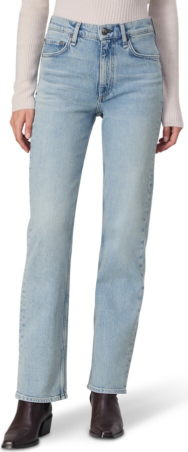 Rag & Bone Harlow Mid Rise Straight Leg Jeans
