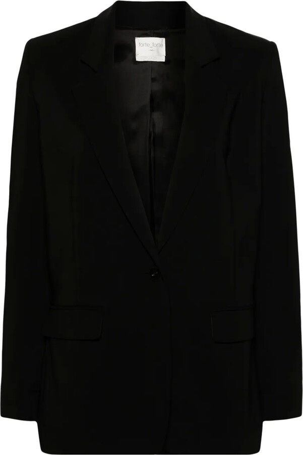 Forte Forte Tailored Single-Breasted Blazer