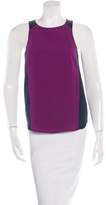 Thumbnail for your product : Rag & Bone Leather-Accent Colorblock Top w/ Tags
