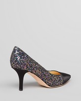 Thumbnail for your product : Kate Spade Pointed Toe Cap Toe Pumps - Jenny Glitter High Heel