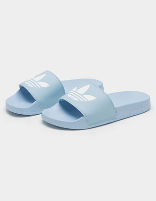 adidas Adilette Lite Womens Baby Blue Slide Sandals - ShopStyle